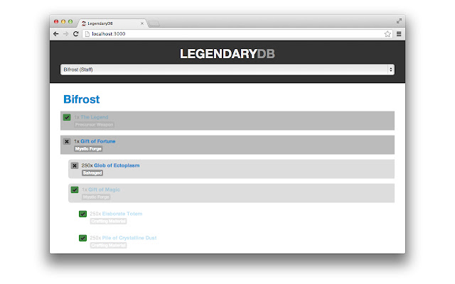 LegendaryDB  from Chrome web store to be run with OffiDocs Chromium online