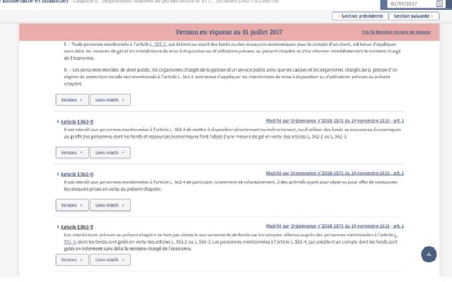 Legifrance patcher  from Chrome web store to be run with OffiDocs Chromium online
