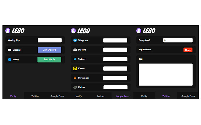 Lego Tool  from Chrome web store to be run with OffiDocs Chromium online