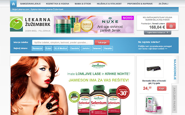 Lekarna (nakupovanje)  from Chrome web store to be run with OffiDocs Chromium online