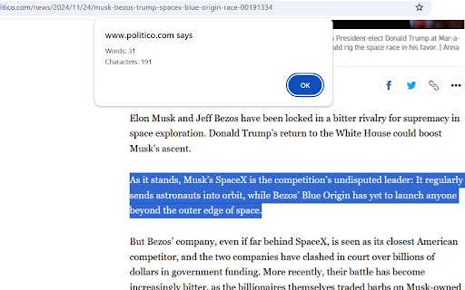 Leksis  from Chrome web store to be run with OffiDocs Chromium online