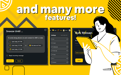 LemCRM Turbocharge your Whatsapp with AI from Chrome web store to be run with OffiDocs Chromium online LemCRM Turbocharge your Whatsapp with AI from Chrome web store to be run with OffiDocs Chromium online