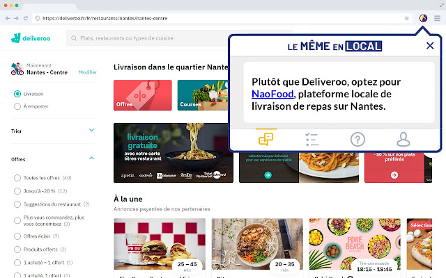 Le Même en Local da Chrome Web Store será executado com o OffiDocs Chromium online