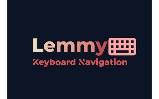 Lemmy Keyboard Navigation  from Chrome web store to be run with OffiDocs Chromium online