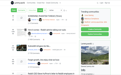 lemmyReddirectYou  from Chrome web store to be run with OffiDocs Chromium online
