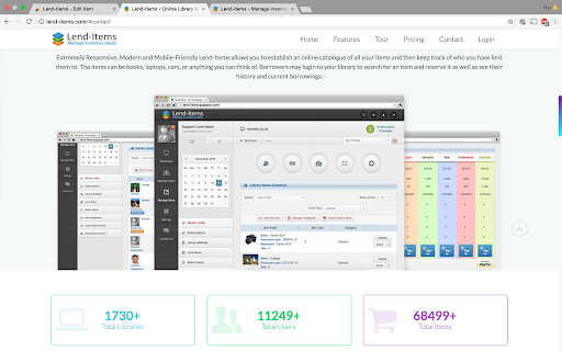 Lend Items  from Chrome web store to be run with OffiDocs Chromium online
