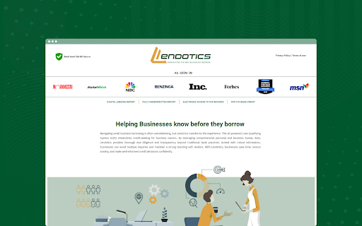 Lendotics  from Chrome web store to be run with OffiDocs Chromium online