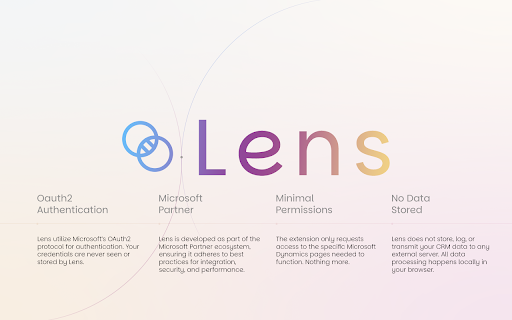 Lens for Dynamics 365 Sales  from Chrome web store to be run with OffiDocs Chromium online