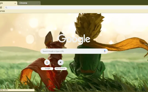 Le Petit Prince theme  from Chrome web store to be run with OffiDocs Chromium online