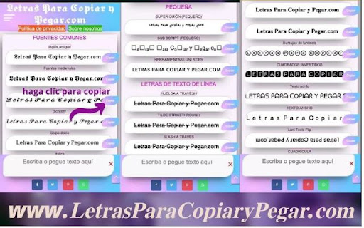 Letras para copiar y pegar letras cursivas  from Chrome web store to be run with OffiDocs Chromium online