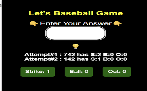 Lets Baseball Game  from Chrome web store to be run with OffiDocs Chromium online