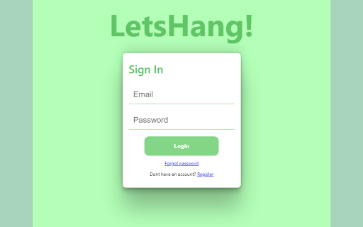 LetsHang! Chat App from Chrome web store to be run with OffiDocs Chromium online LetsHang! Chat App from Chrome web store to be run with OffiDocs Chromium online