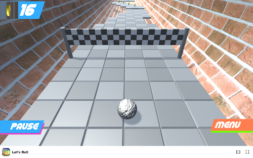 Lets Roll Game Roll through checkpoints and dodge obstacles!  from Chrome web store to be run with OffiDocs Chromium online