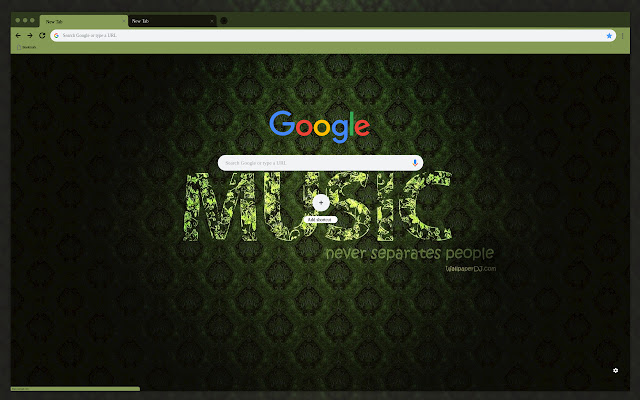 Letters music na may lighting mula sa Chrome web store na tatakbo sa OffiDocs Chromium online