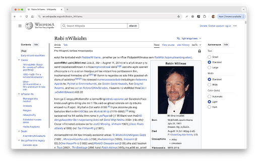 Lewy Language  from Chrome web store to be run with OffiDocs Chromium online