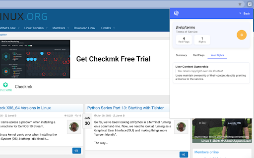 LEXTIDE Terms, privacy, licenses policies check  from Chrome web store to be run with OffiDocs Chromium online