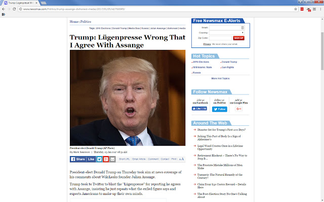 Lügenpresse  from Chrome web store to be run with OffiDocs Chromium online