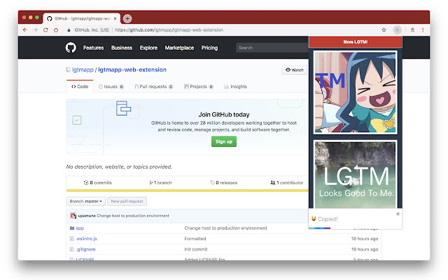LGTM.app  from Chrome web store to be run with OffiDocs Chromium online