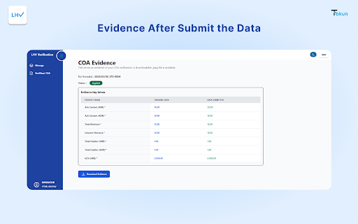 LHV Form Verification  from Chrome web store to be run with OffiDocs Chromium online