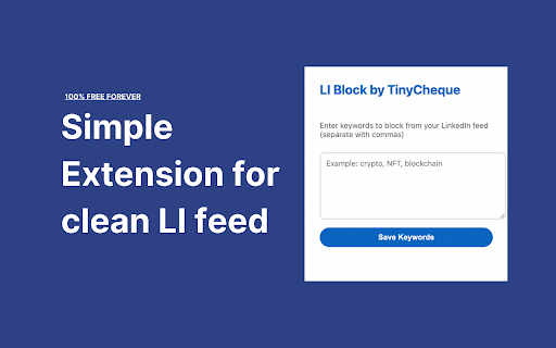 LI Block  from Chrome web store to be run with OffiDocs Chromium online