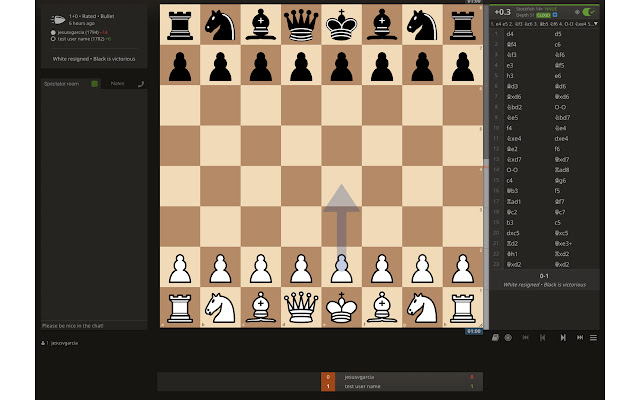Lichess Forced Analysis  from Chrome web store to be run with OffiDocs Chromium online