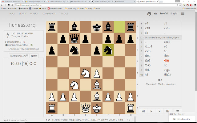Lichess Live Analysis Engine  from Chrome web store to be run with OffiDocs Chromium online