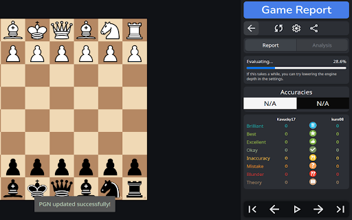 Lichess to WintrChess analyzer  from Chrome web store to be run with OffiDocs Chromium online