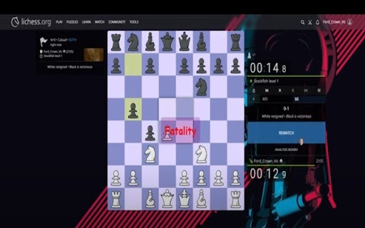 Lichess Victory and Fatality Display  from Chrome web store to be run with OffiDocs Chromium online Lichess Victory and Fatality Display  from Chrome web store to be run with OffiDocs Chromium online