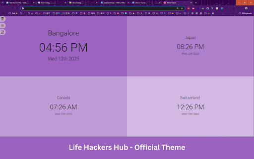 Life Hackers Hub Official Theme 1  from Chrome web store to be run with OffiDocs Chromium online