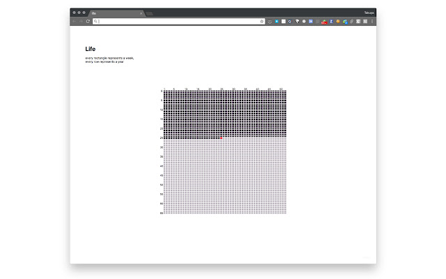 Life Matrix new tab  from Chrome web store to be run with OffiDocs Chromium online