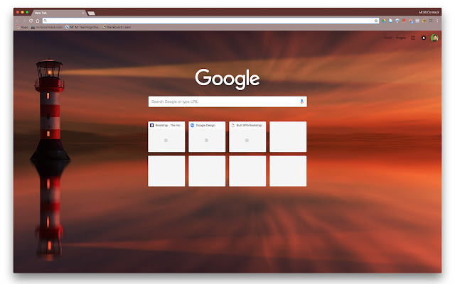 Lighthouse at sunset  from Chrome web store to be run with OffiDocs Chromium online