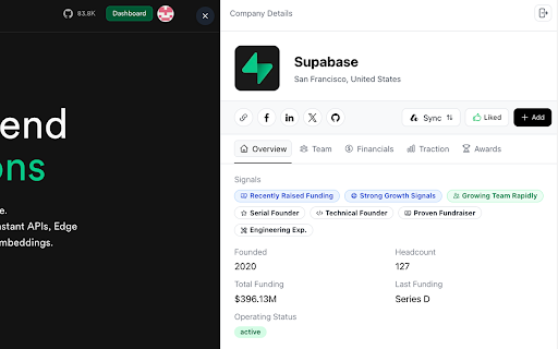 Lighthouse Company Insights  from Chrome web store to be run with OffiDocs Chromium online