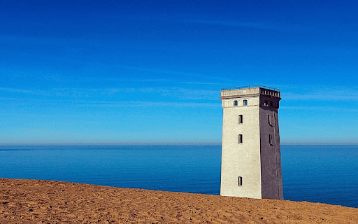 Lighthouse Rubjerg Knude  from Chrome web store to be run with OffiDocs Chromium online