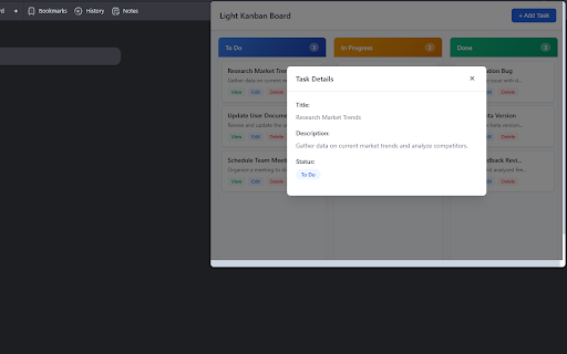 Light Kanban Board  from Chrome web store to be run with OffiDocs Chromium online