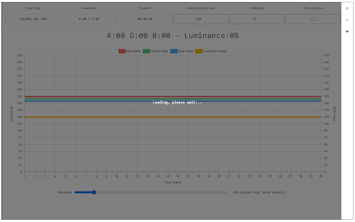 Light Meter (RGB  Luminance)  from Chrome web store to be run with OffiDocs Chromium online