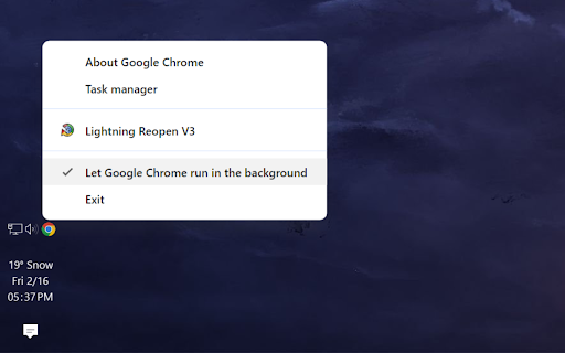 Lightning Reopen V3  from Chrome web store to be run with OffiDocs Chromium online