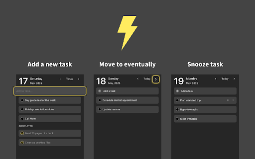 Lightning Todo  from Chrome web store to be run with OffiDocs Chromium online