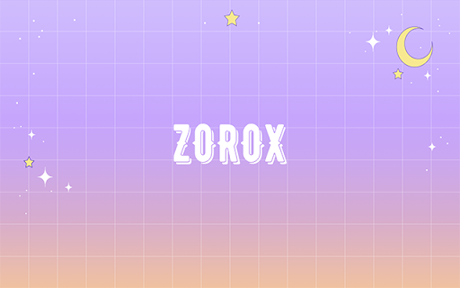 Light Purple Sky Interface at Zorox  from Chrome web store to be run with OffiDocs Chromium online