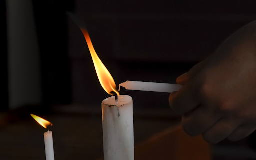Light the candle  from Chrome web store to be run with OffiDocs Chromium online