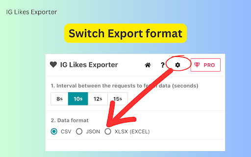 Likes Exporter for Ins  from Chrome web store to be run with OffiDocs Chromium online
