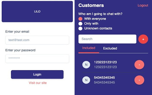 Lilo WhatsApp Assistant  from Chrome web store to be run with OffiDocs Chromium online
