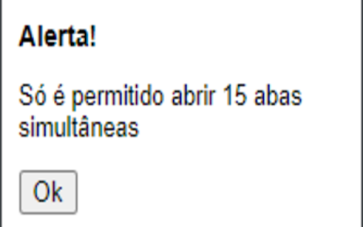 Limitador de Tabs 15  from Chrome web store to be run with OffiDocs Chromium online