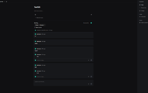 Linear Comment Sorter  from Chrome web store to be run with OffiDocs Chromium online
