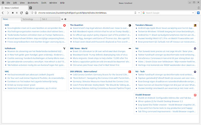 Linefeed  from Chrome web store to be run with OffiDocs Chromium online
