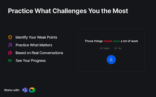 Lingloop AI English Tutor  from Chrome web store to be run with OffiDocs Chromium online