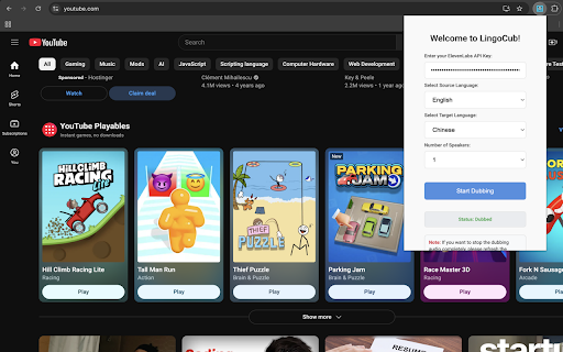 LingoCub  from Chrome web store to be run with OffiDocs Chromium online LingoCub  from Chrome web store to be run with OffiDocs Chromium online