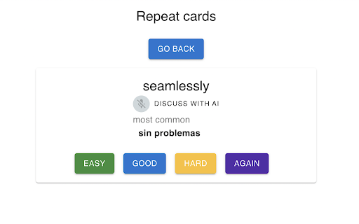 LingoRep Translate, Repeat, Memorize  from Chrome web store to be run with OffiDocs Chromium online