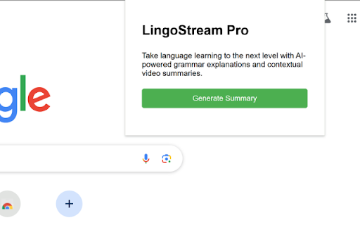 LingoStream Pro  from Chrome web store to be run with OffiDocs Chromium online