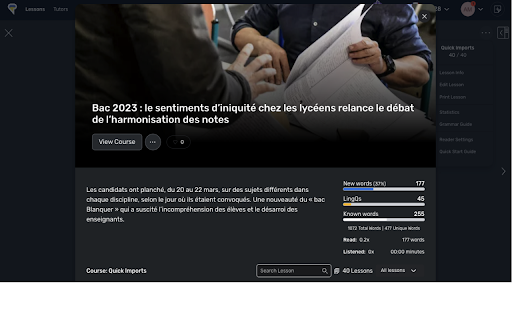 LingQMonde from Chrome web store to be run with OffiDocs Chromium online LingQMonde from Chrome web store to be run with OffiDocs Chromium online