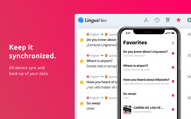 Lingvanex translator and dictionary. Voice  from Chrome web store to be run with OffiDocs Chromium online